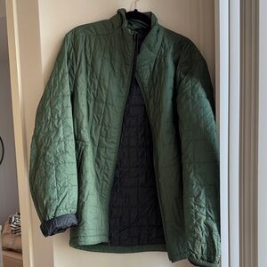 Vuori Men's Olive Quilted Puffer Jacket